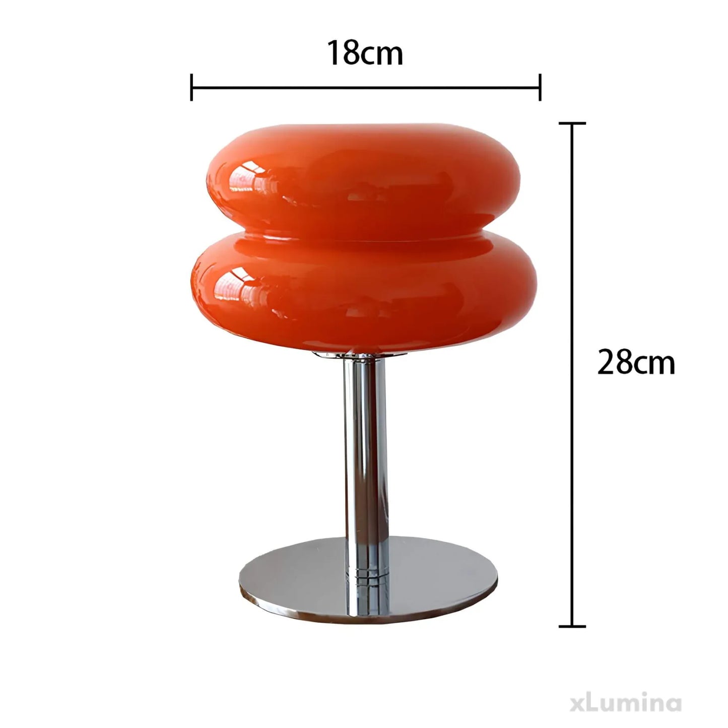 SweetGlow - Macaron glazen tafellamp