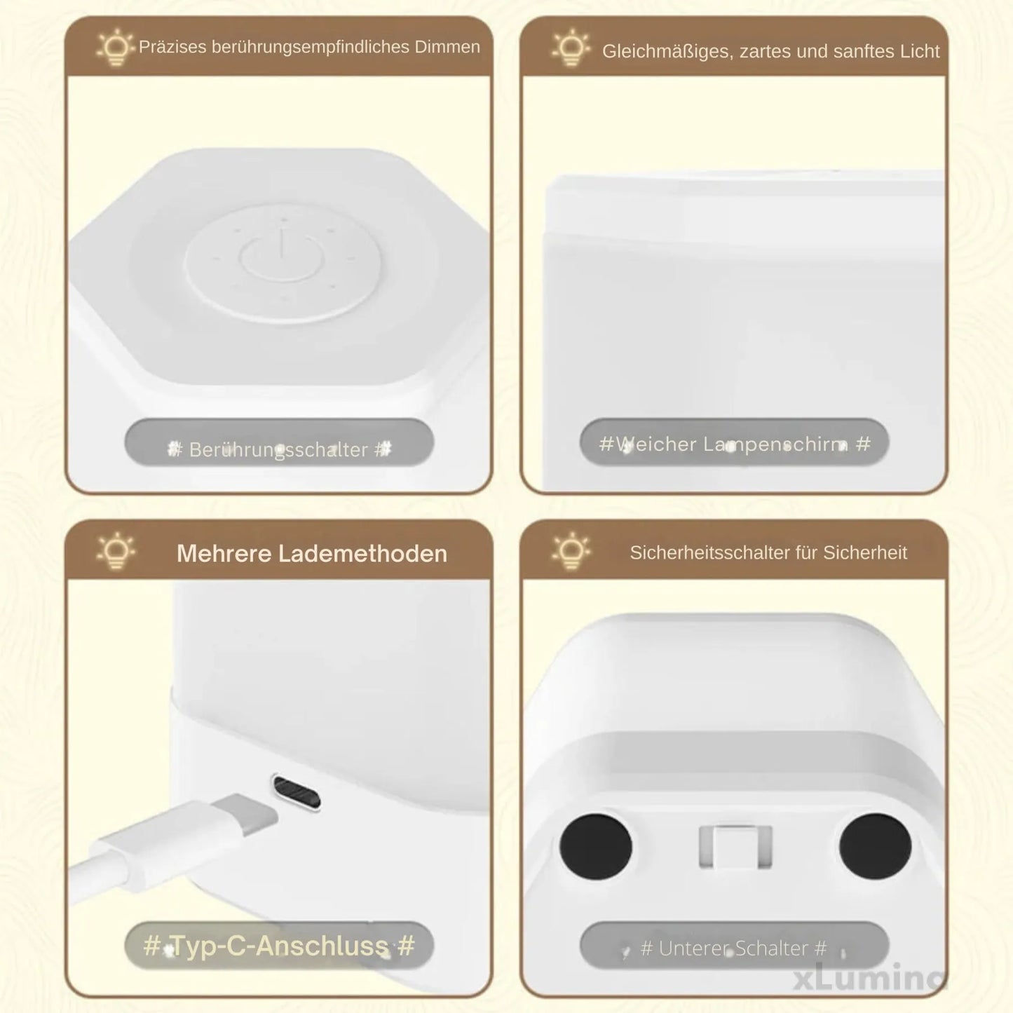 TouchShine - Tafellamp met aanraakbediening