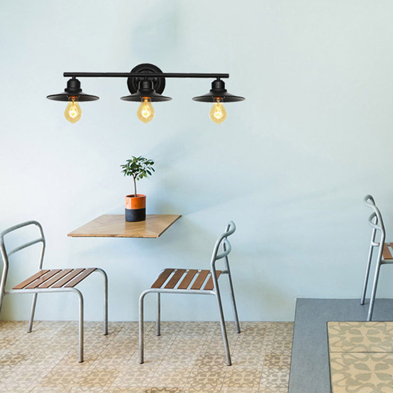 RetroCage | Vintage drievoudige wandlamp