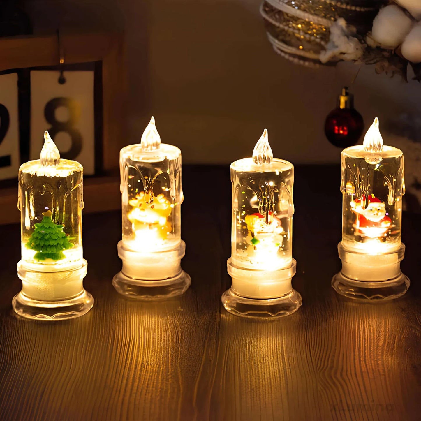 Kerstdecoratie licht - LED kaarslamp