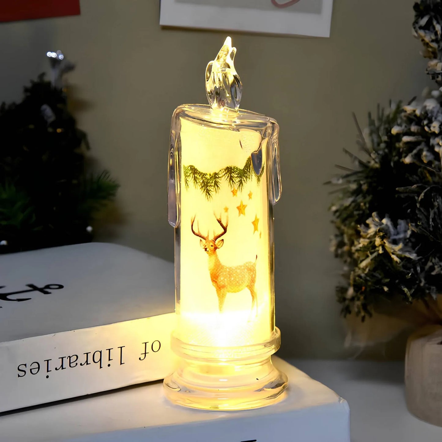 Kerstkaars - LED lamp