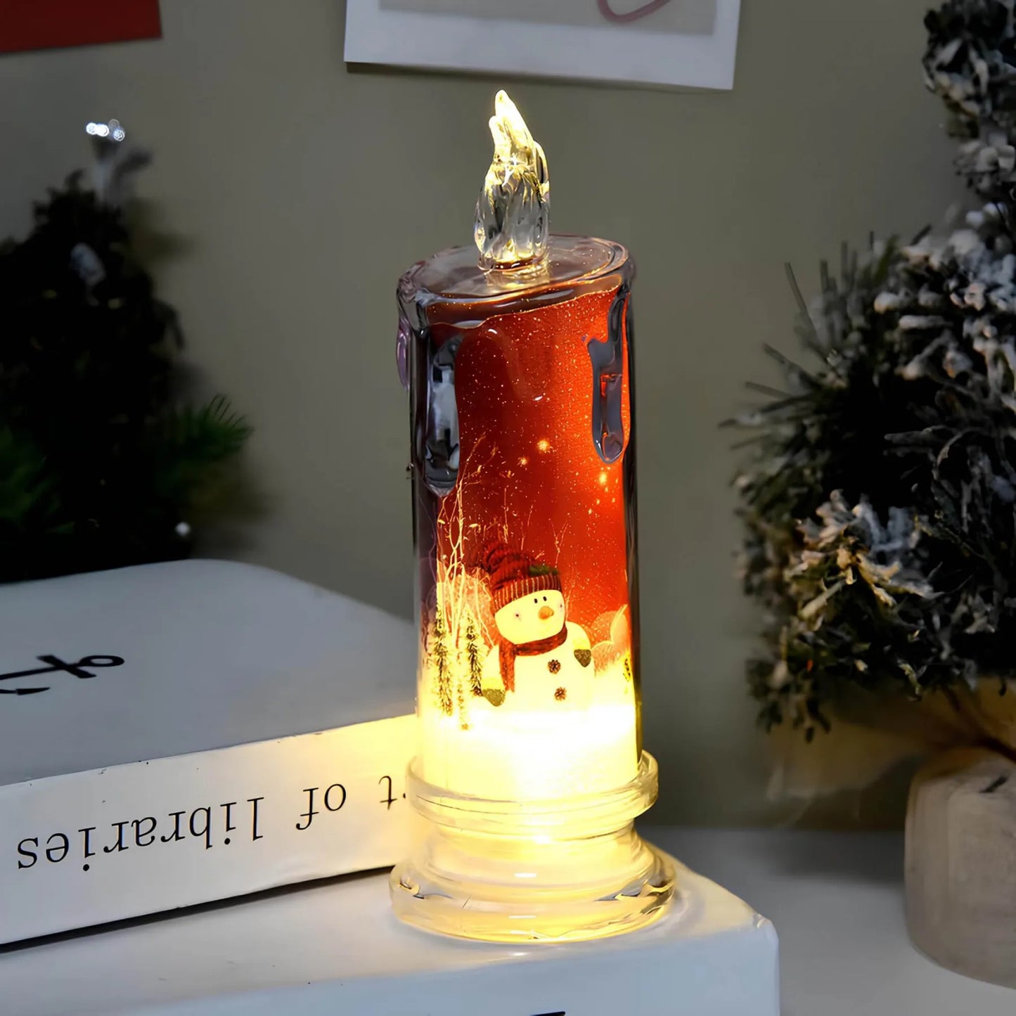 Kerstkaars - LED lamp