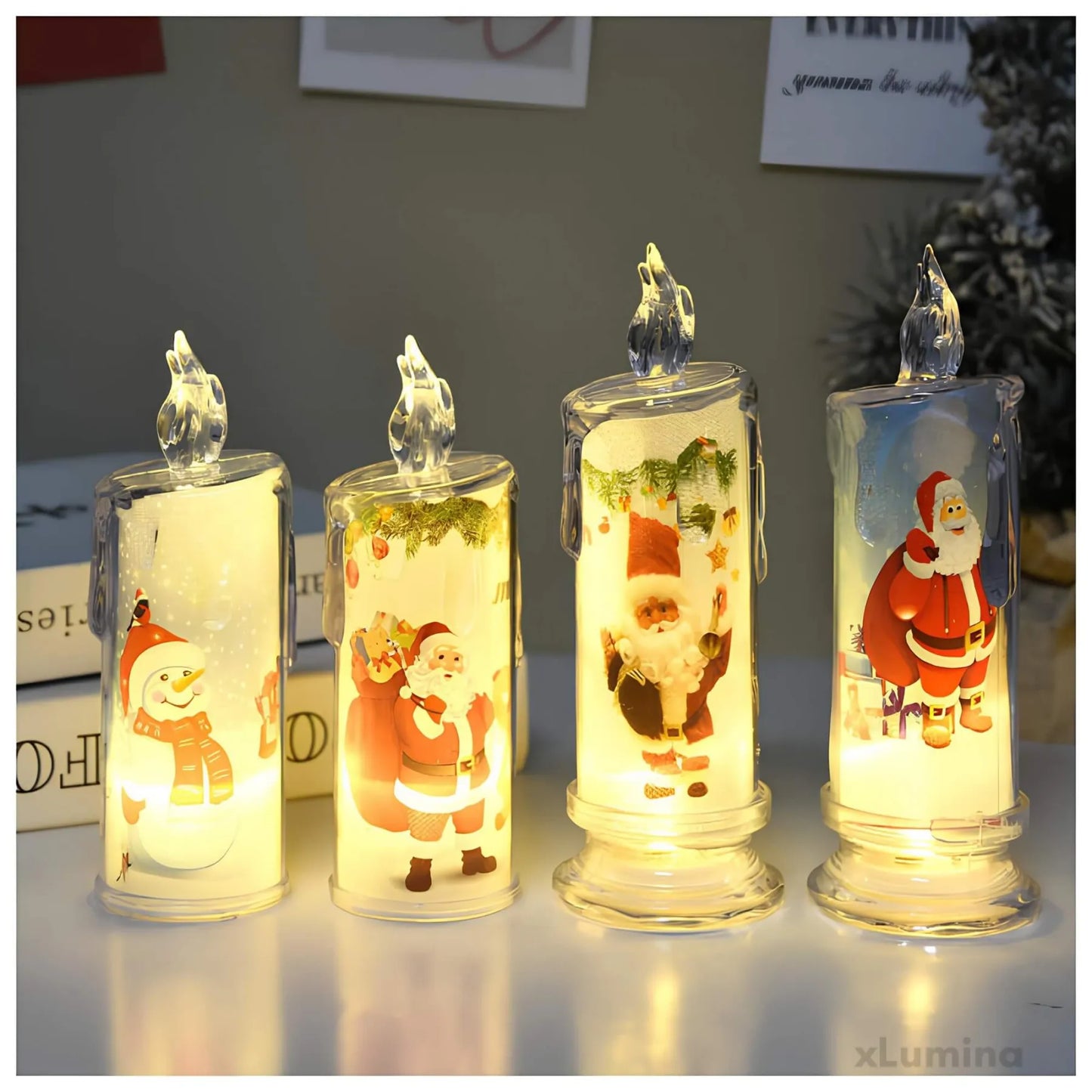 Kerstkaars - LED lamp