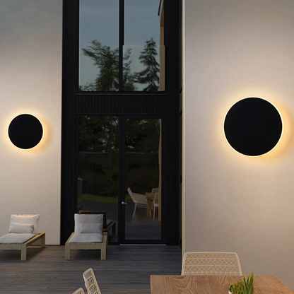 Moon | Ronde Metalen Led Muur Lamp