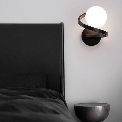 AuroraLoop Minimalistische LED wandlamp