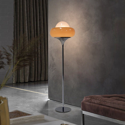SaturnGlühen Retro Tafellamp & Vloerlamp | Saturnus Design met Glas & IJzer, Bauhaus Stijl, E27 LED Compatibel