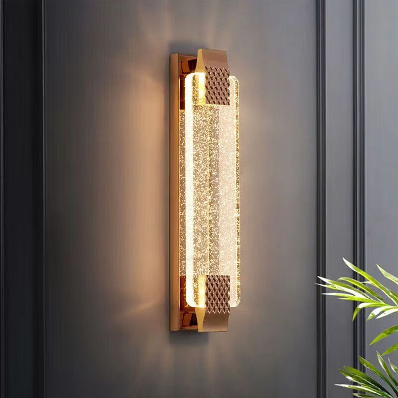 LuxeLine | Dimbare kristallen wandlamp