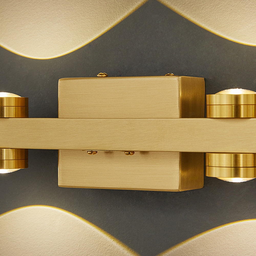 GoldWave | Elegante gouden accent wandlamp