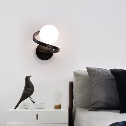 AuroraLoop Minimalistische LED wandlamp