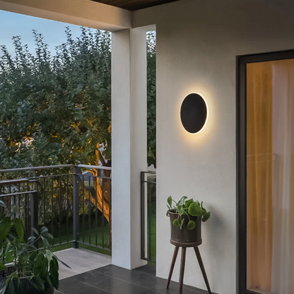 Moon | Ronde Metalen Led Muur Lamp