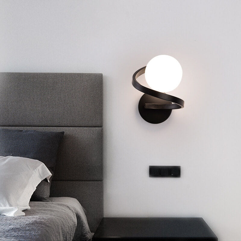 AuroraLoop Minimalistische LED wandlamp