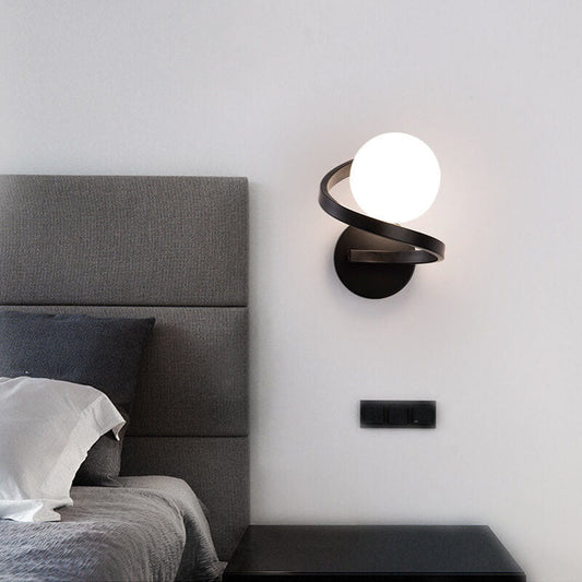 AuroraLoop Minimalistische LED wandlamp
