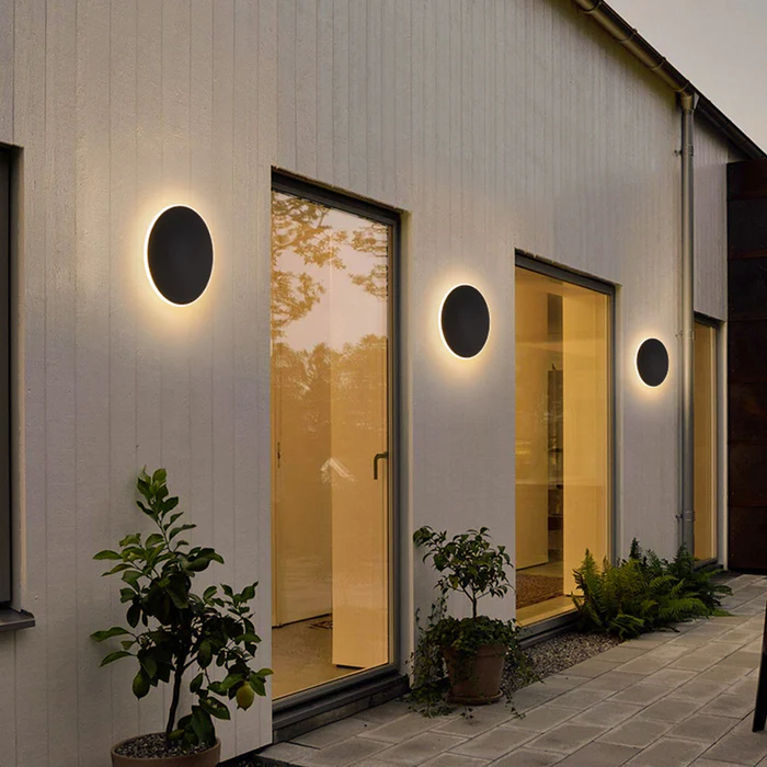 Moon | Ronde Metalen Led Muur Lamp