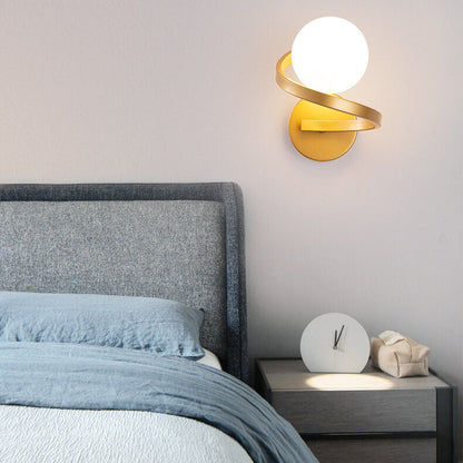 AuroraLoop Minimalistische LED wandlamp