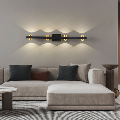 GoldWave | Elegante gouden accent wandlamp