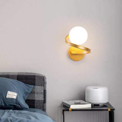 AuroraLoop Minimalistische LED wandlamp