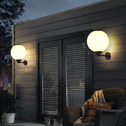 Waterdichte wandlamp op zonne-energie voor buiten