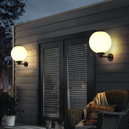 Waterdichte wandlamp op zonne-energie voor buiten