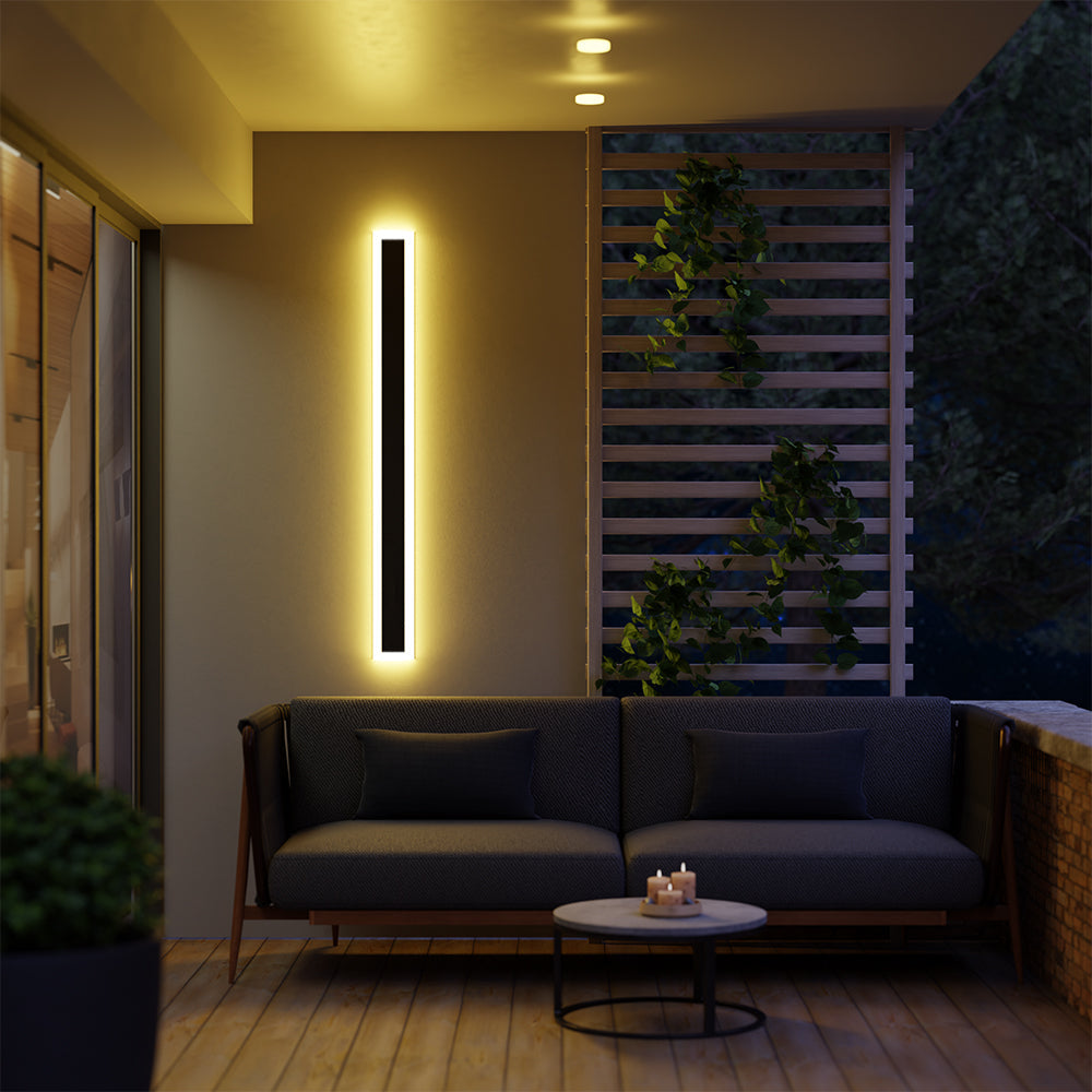 LYNQ Buitenlamp | Moderne LED Wandlamp – Waterdichte Tuin-, Balkon- & Terrasverlichting