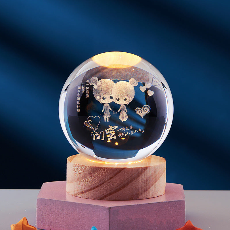 Light magic | 3D LED tafellamp met fascinerend ontwerp