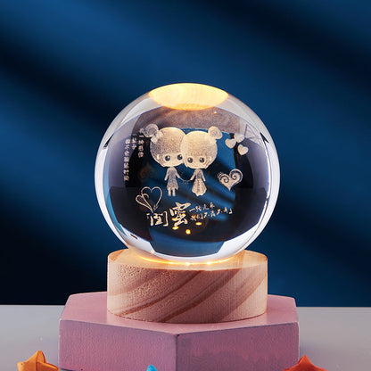 Light magic | 3D LED tafellamp met fascinerend ontwerp