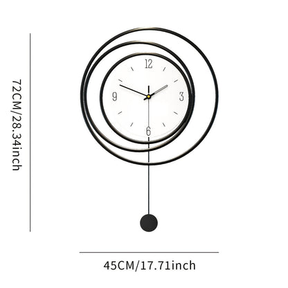 Bravaro | Moderne Minimalistische Metalen Wandklok