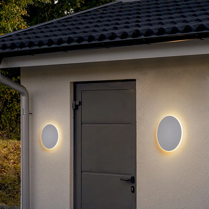 Moon | Ronde Metalen Led Muur Lamp