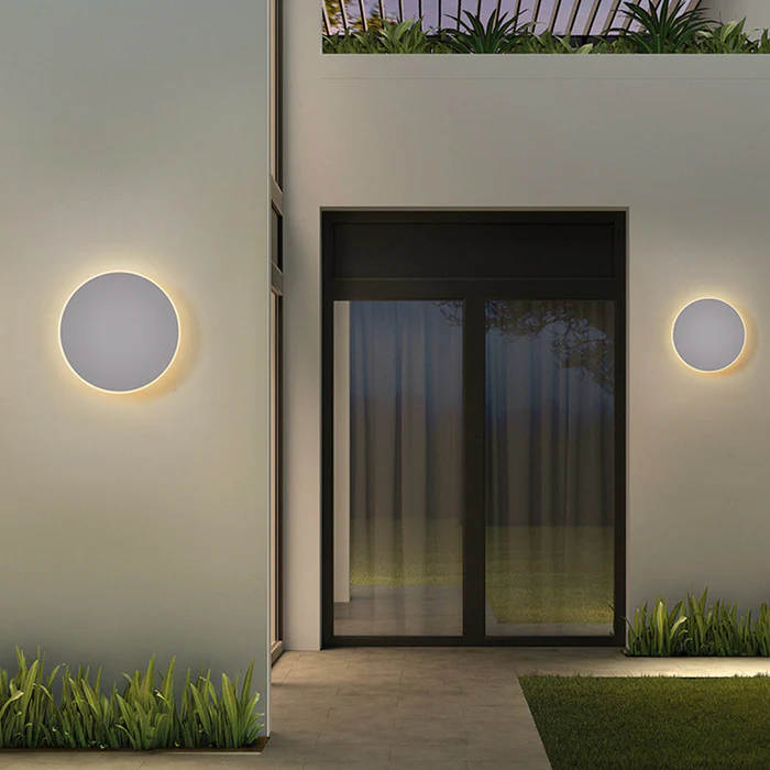 Moon | Ronde Metalen Led Muur Lamp