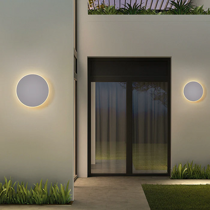 Moon | Ronde Metalen Led Muur Lamp