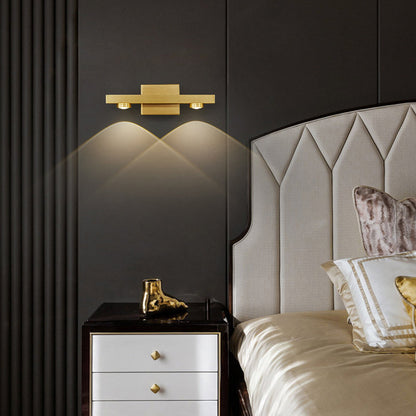 GoldWave | Elegante gouden accent wandlamp