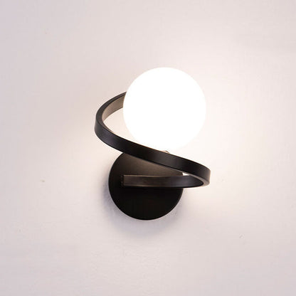 AuroraLoop Minimalistische LED wandlamp