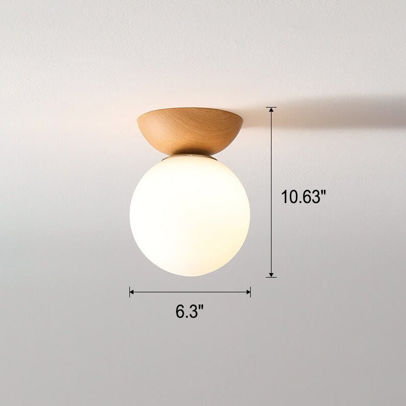 Hikari Plafondlamp – Minimalistische LED Lamp met Houten Frame