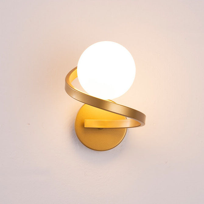 AuroraLoop Minimalistische LED wandlamp