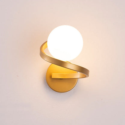 AuroraLoop Minimalistische LED wandlamp