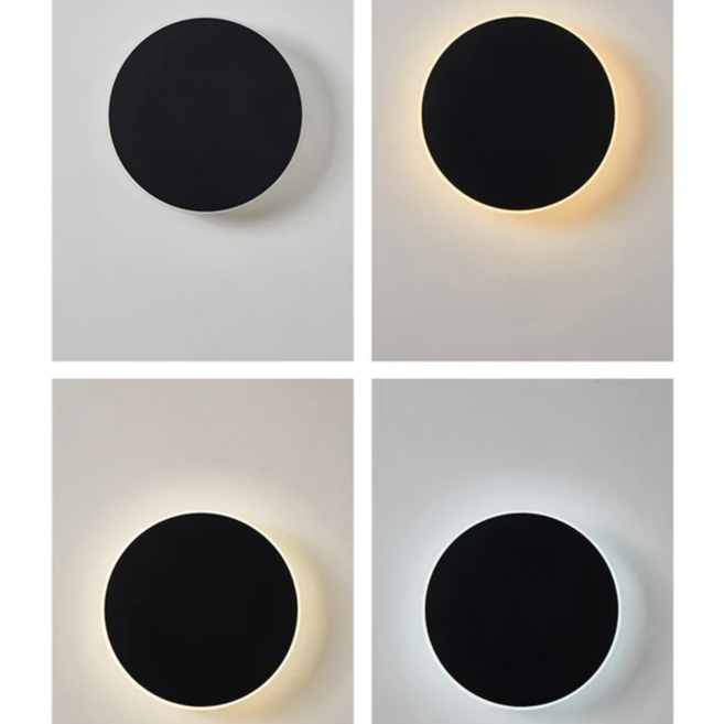 Moon | Ronde Metalen Led Muur Lamp
