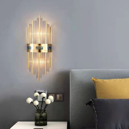 GleamTower | Luxe gouden wandlamp