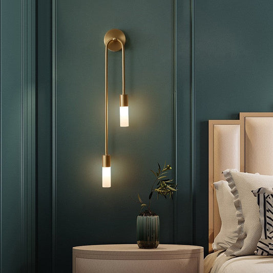 BrightGold | Elegante LED wandlamp met dubbel licht
