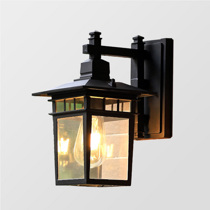 VARENO Wandlamp Buiten – Zwart Design met Verstelbare Kap – Aluminium & Glas – E27 Fitting