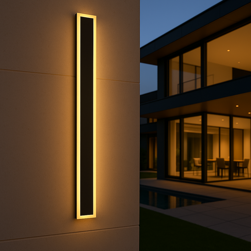 LYNQ Buitenlamp | Moderne LED Wandlamp – Waterdichte Tuin-, Balkon- & Terrasverlichting