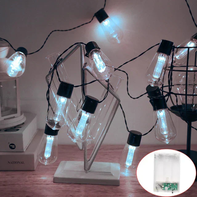 Sprookjesverlichting op zonne-energie voor feestelijke avonden