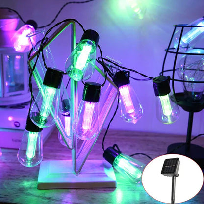 Sprookjesverlichting op zonne-energie voor feestelijke avonden