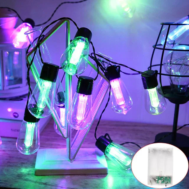 Sprookjesverlichting op zonne-energie voor feestelijke avonden