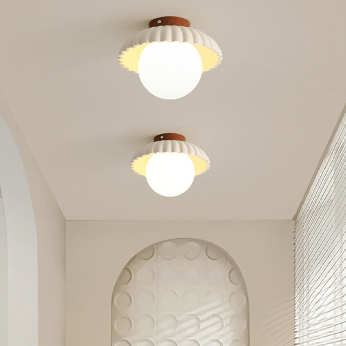 IJzeren hal plafondlamp