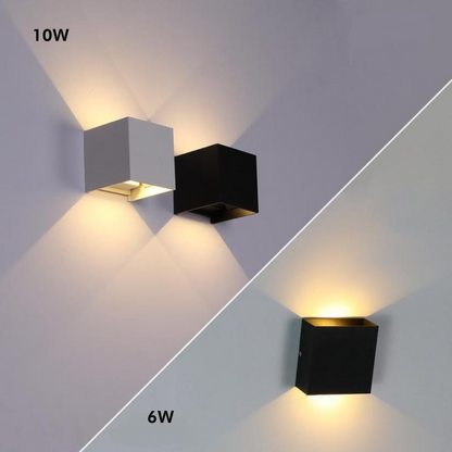 Moderne Aluminium Waterdichte LED Wandlamp Buiten Binnen Gebruik