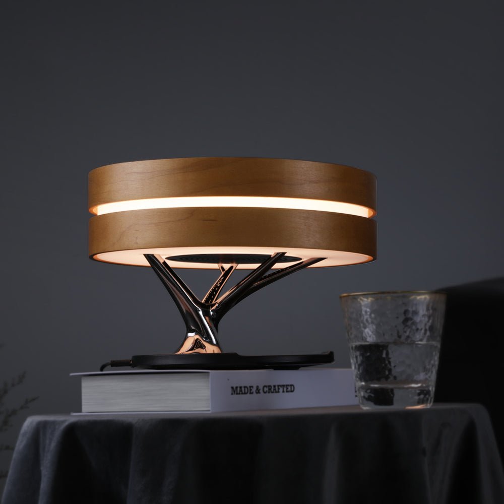 Veylix | Bureaulamp met luidspreker en draadloze oplader