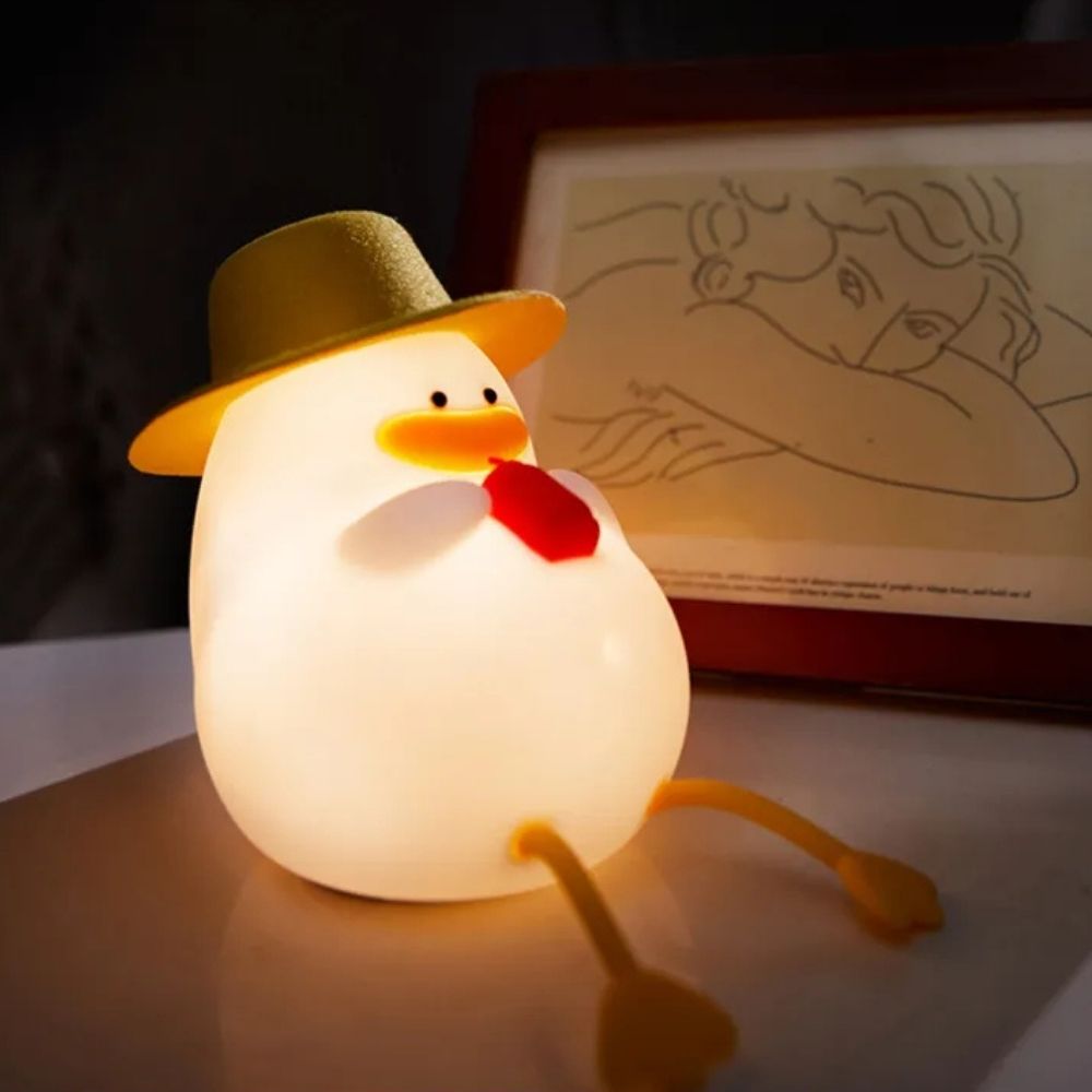 Silicone Duck Bedside Night Lamp
