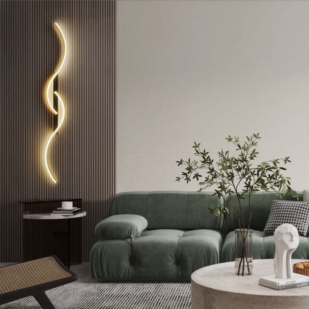 TwilightCurve | S-vormige wandlamp