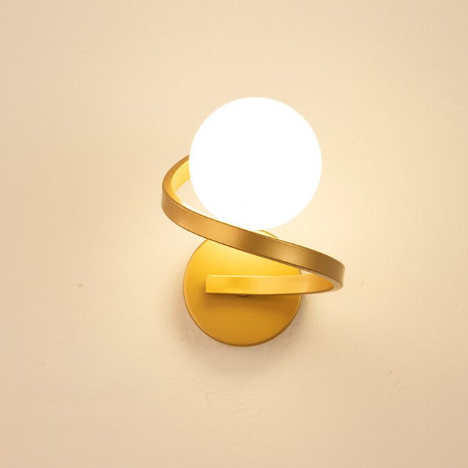 AuroraLoop Minimalistische LED wandlamp
