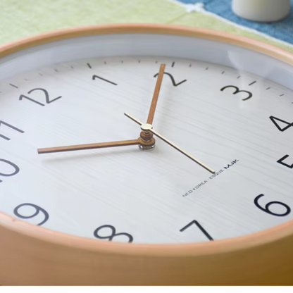 Modern Solid Wood Wall Clock Nordic Design