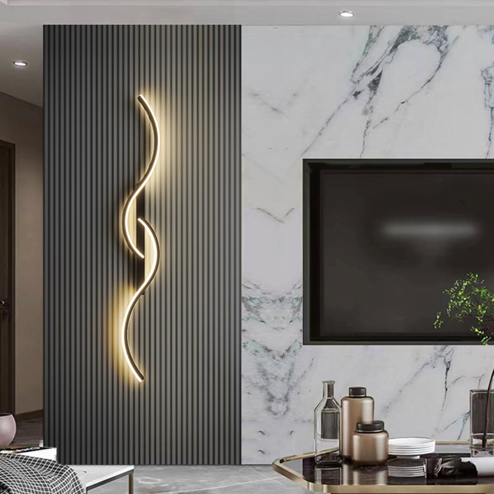 TwilightCurve | S-vormige wandlamp